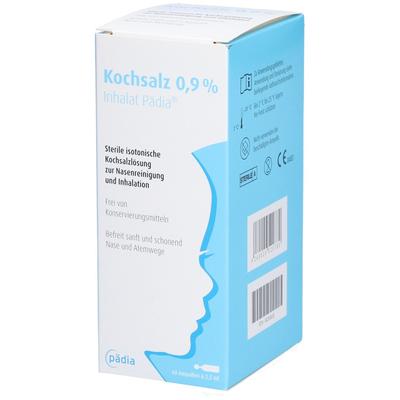 Kochsalz 0,9% Inhalat Pädia Ampullen 60x2,5 ml