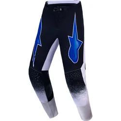 Alpinestars Supertech Hiten AFD, Textilhose - Schwarz/Helllila/Blau/Weiß - 38