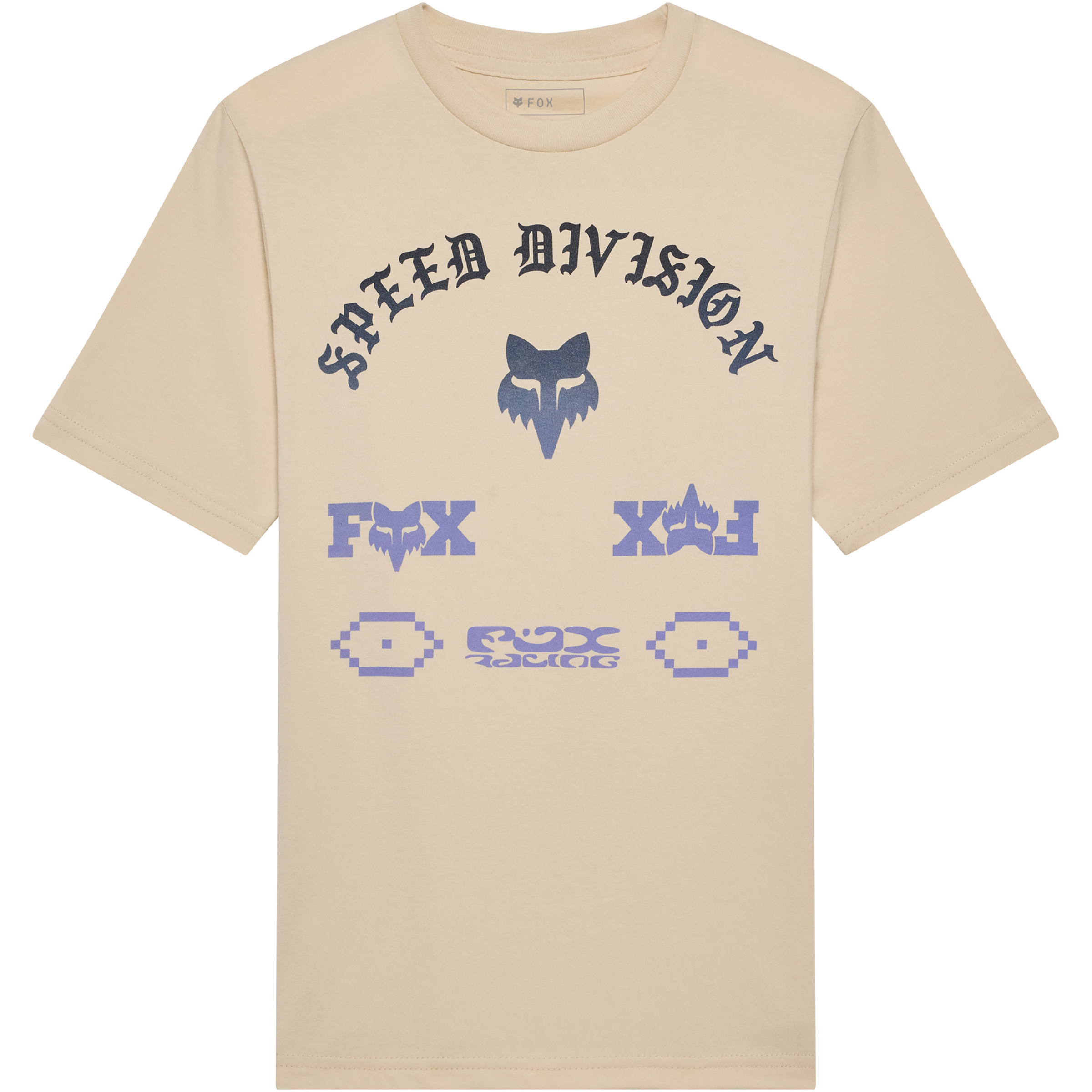 Fox Icon Kinder T-Shirts beige Größe M Lifestyle Hautfreundlich