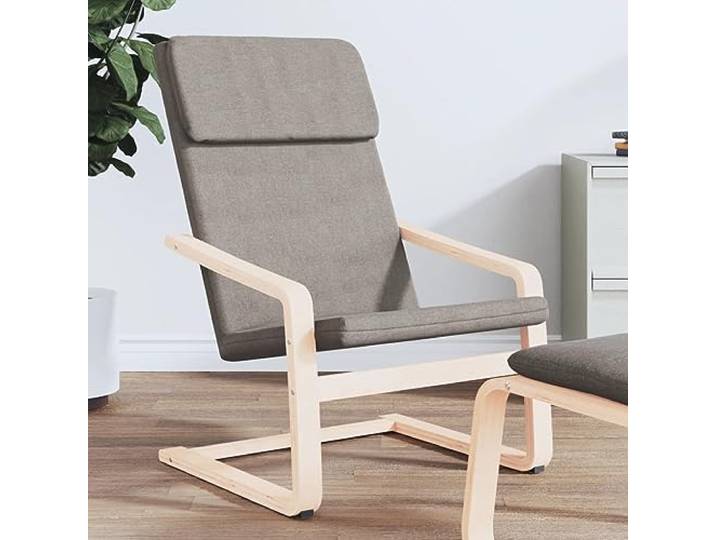 Molumvel Relaxsessel aus Stoff, Wohnzimmer Sessel mit Birkenholz Atmungsaktiv, Robuste Konstruktion, Vielseitig einsetzbar