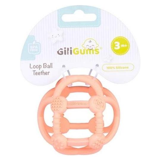 Gili Gums Pfirsichfarbener Beissring (3 Monate) (47594416)