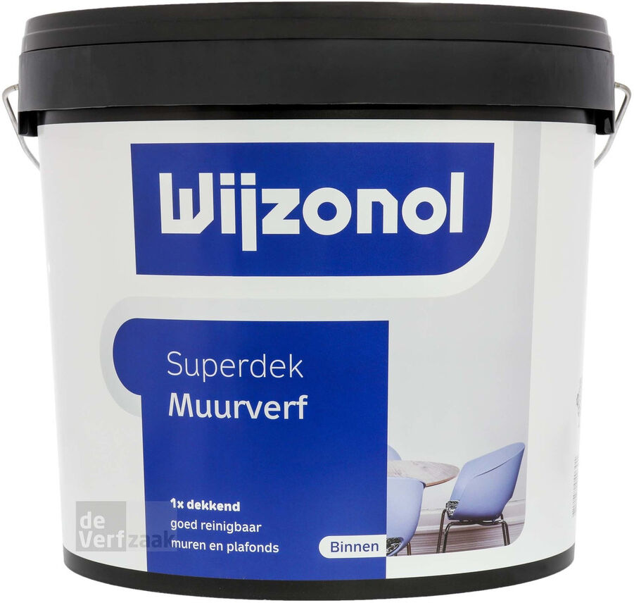 Wijzonol Superdek Muurverf - RAL 9010   8712952042251   Verf
