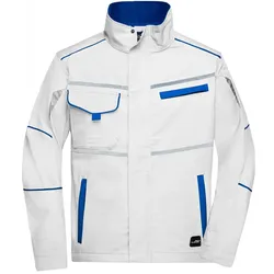 Funktionsjacke "JN849" - 5XL - white/royal