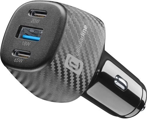 Cellular line Carregador de Isqueiro Cellularline CBRUSB3PD103WK 103W 2xUSB-C + 1xUSB-A
