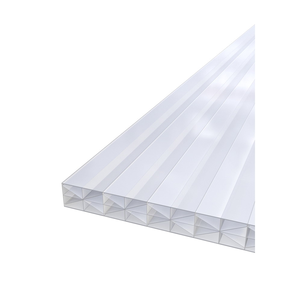 TETZNERJENT Fachwerk Polycarbonat S5P 980x7000 mm, weiß-opal, 16 mm 16971481