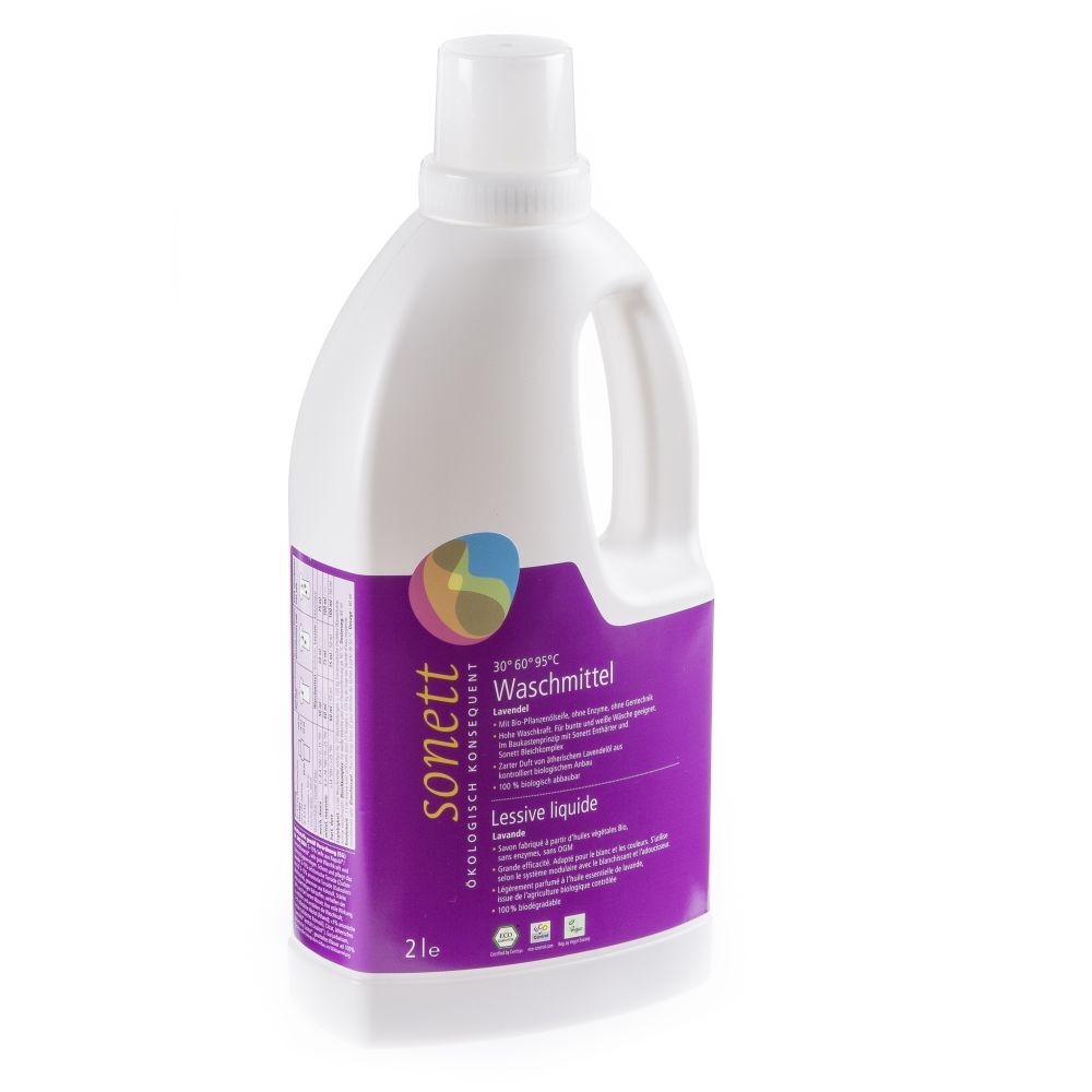 Sonett Waschmittel flü 30°-95°C Lav 2 lt l Liquidum