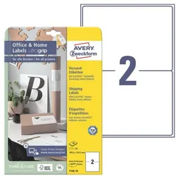 Avery Zweckform 20er-Pack Versandetiketten »Ultragrip7168-10«