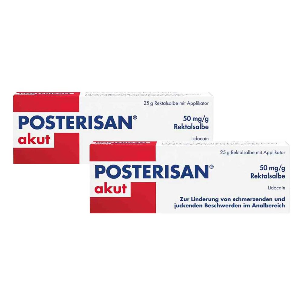 DR. KADE Pharmazeutische Fabrik GmbH Posterisan akut bei Hämorrhoiden 50mg/g Rektalsalbe 08102796