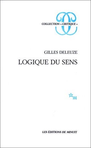 Gilles Deleuze - Logique du sens - Preis vom 10.10.2026 11:48:34 h