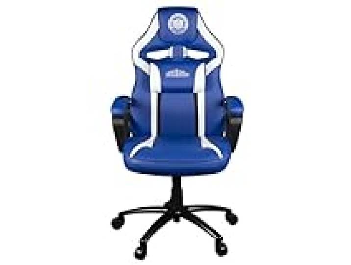 Konix My Hero Academia Chaise de Bureau Gaming - Inclinaison siège 15° - Cuir polyuréthane Lisse - Bleu et Blanc