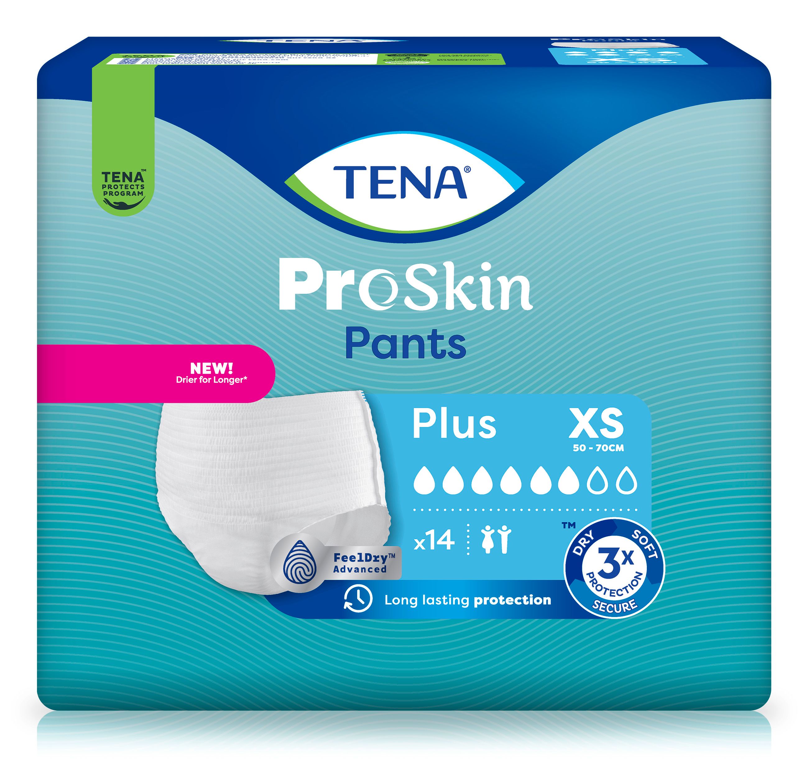Tena Pants Plus XS bei Inkontinenz 4x14 St Einweghosen