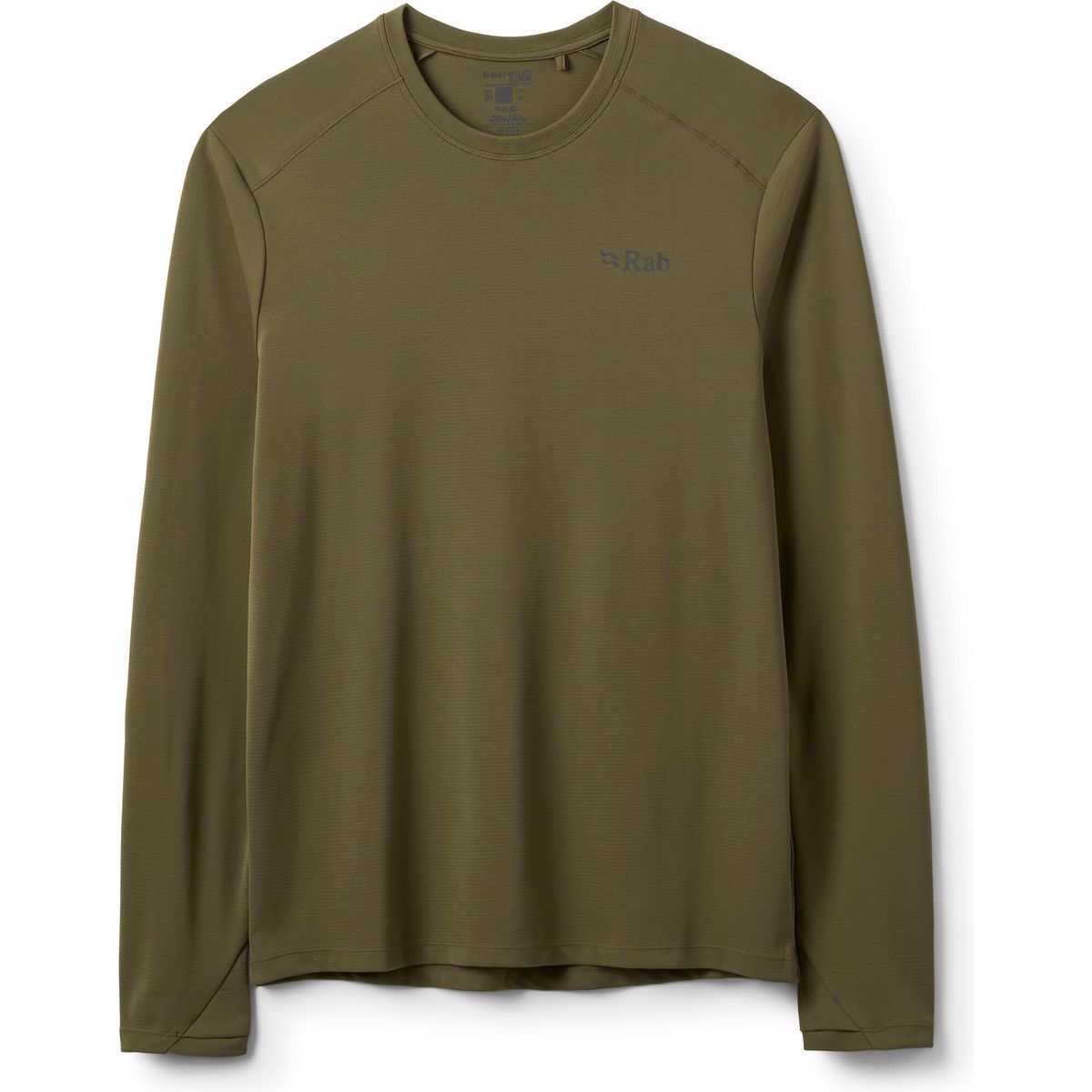 Rab Force LS Tee olive (OLV) L QCC-22-OLV-LRG