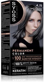 Syoss Permanent Color cor para cabelo permanente tom 4_15 Dusty Chrome 1 un.. Permanent Color