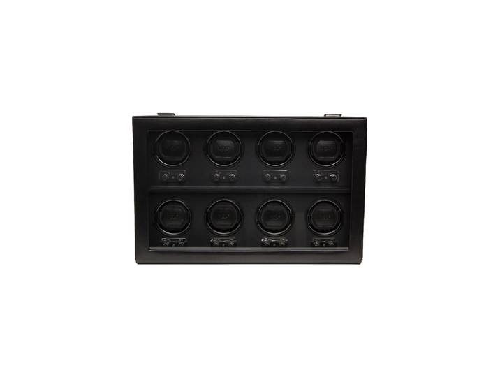 Uhrenbeweger „Heritage Watch Winder“ für 8 Armbanduhren Leder Schwarz WOLF