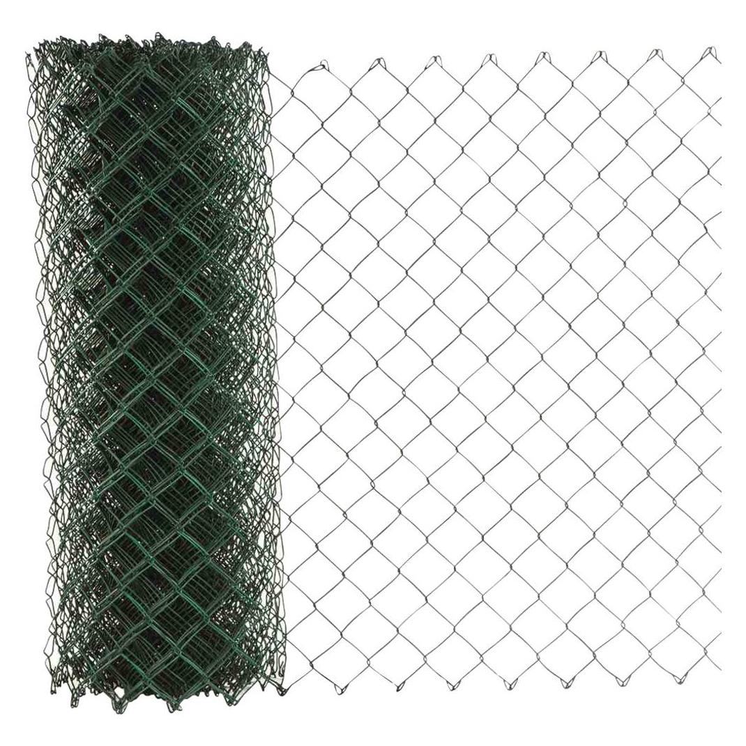 Rewwer Tec Maschendraht 60x2,8x1000 15m Baumk. PVC grün RAL6005 (691102)