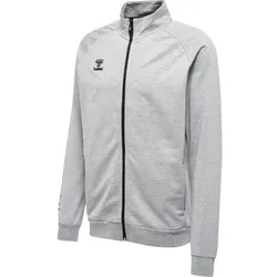 hummel Hmlmove Grid Cotton Zip Trainingsjacke Herren - grey melan
