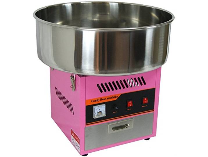 GT CATERING Machine barbe à papa professionnelle\, cuve Ø 52 cm