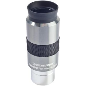 Celestron Okular Omni, 1,25 Zoll, 43° Sichtfeld, Brennweite 40mm
