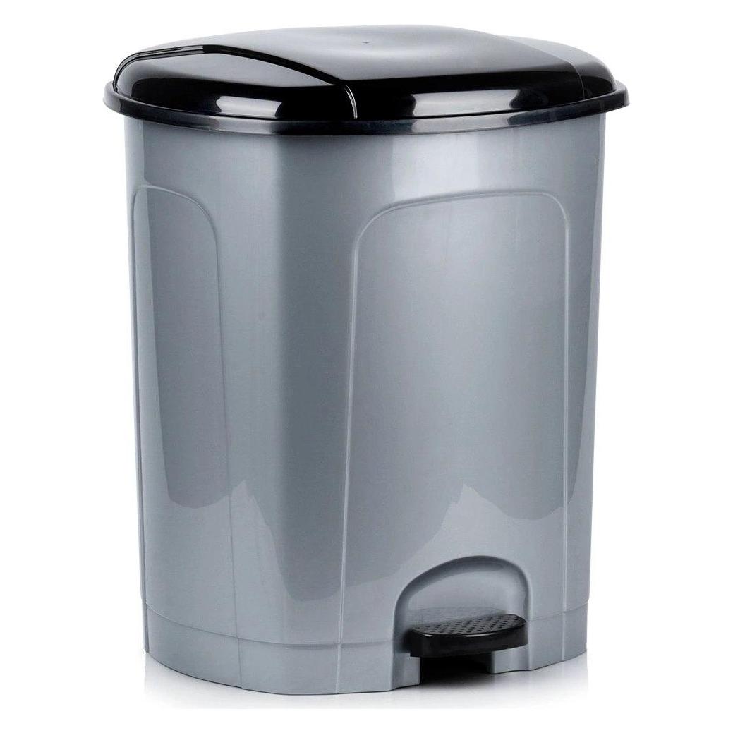 Kosz Pojemnik na Śmieci Odpady Pojemny z Pedałem Plastikowy Szary ORION 50l (50 l) (62486263)