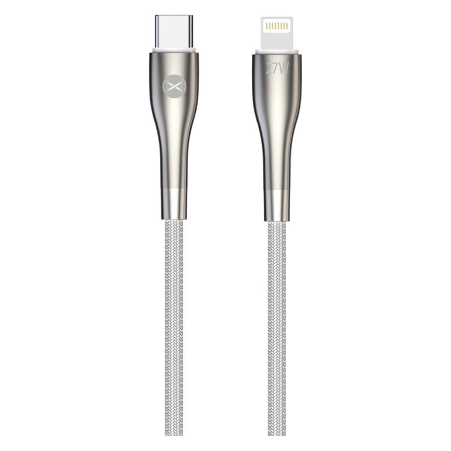 Forever Schlankes Kabel USB-C - Lightning 1,0 m 27W weiss (1 m, USB 3.2 Gen 1, 27 W) (GSM171008)