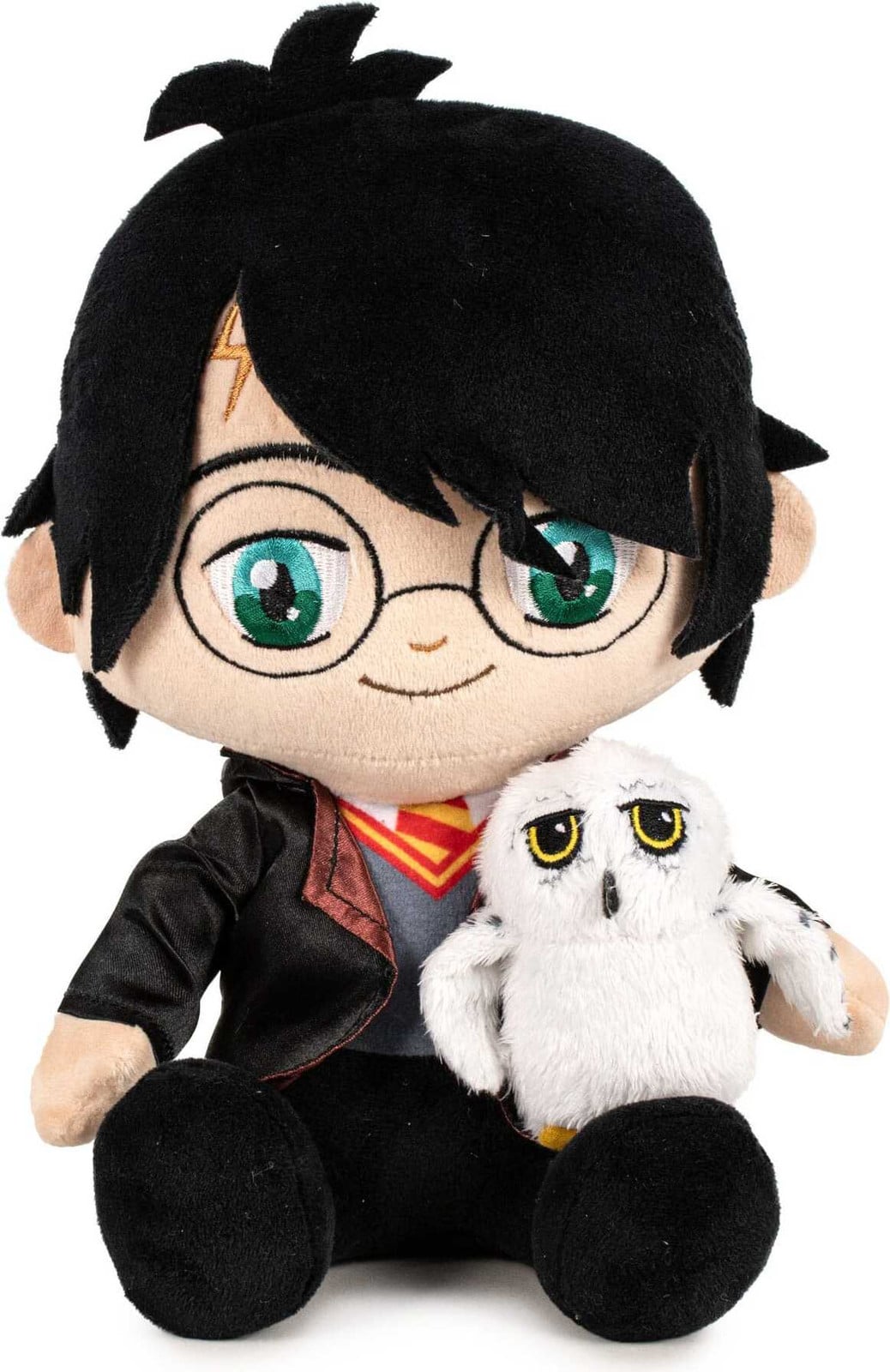 Play by Play Harry Potter knuffel zittend met dieren, 25 cm