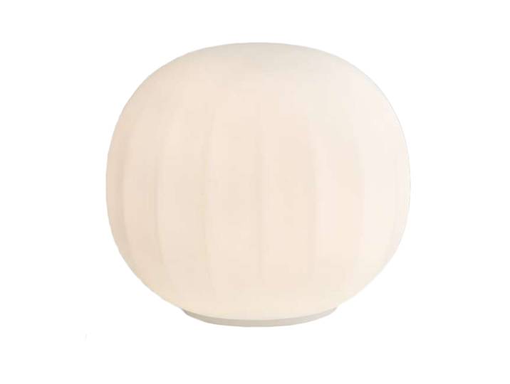 LUCEPLAN lampe de table LITA avec base blanche Ø 30 cm D92V30+D92/3