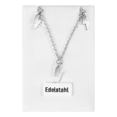 Kette ohne Anhänger ADELIA´S "Halskette mit Anhänger – aus Edelstahl", silber, Halsketten, Damen, 43cm, Edelstahl, Ideal als Geschenk – dezent und elegant