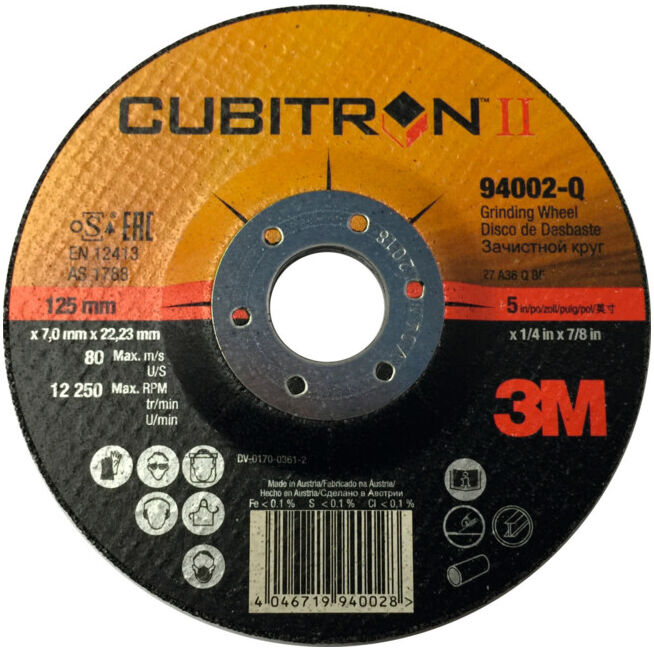 3M Disque d'ébarbage CUBITRON II 178X7 mm (7100074407)