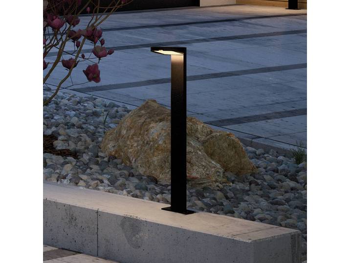 Paulmann LED-Solar-Wegeleuchte Ryse anthrazit, alu / grau / zink, Kunststoff, Modern, Solarleuchte