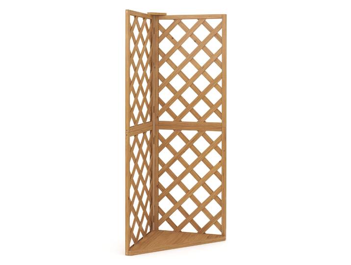 Eckspalier Rankgitter 50 x 50 x 145 cm natur