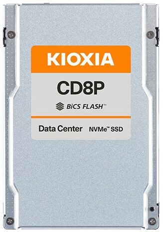 Kioxia CD8P-V 2.5" PCIe 5.0 NVMe Data Center SSD (BiCS FLASH TLC) - 12.8TB