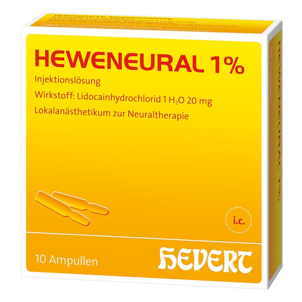 Hevert-Arzneimittel GmbH & Co. KG Heweneural 1% Ampullen 03173043