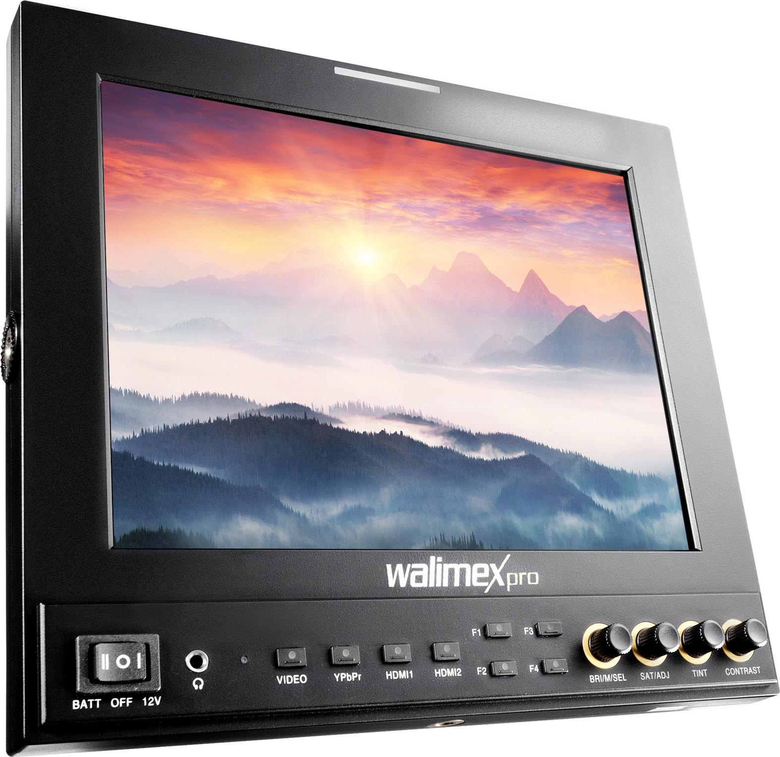 Walimex pro LCD-monitor Director II 9,7 inch Full HD videoscherm met 8-voudige zoom en HDMI-uitgang