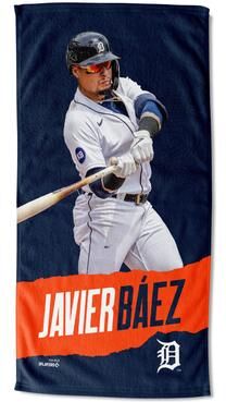 MLB Player Detroit Tigers Javier Baez Printed Beach Towel - 30x60