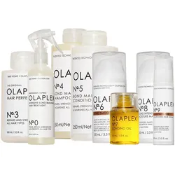 1075ml Olaplex Full Range Set (No.0 155ml + No.3 100ml + No.4 250ml + No.5 250ml + No.6 100ml + No.7 30ml + No.8 100ml + No.9 90 ml)