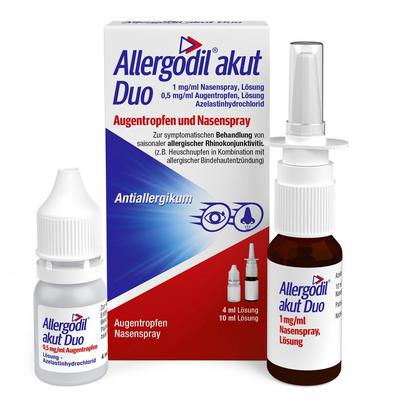 Allergodil akut Duo 4ml AT akut/10ml NS 1 St Kombipackung