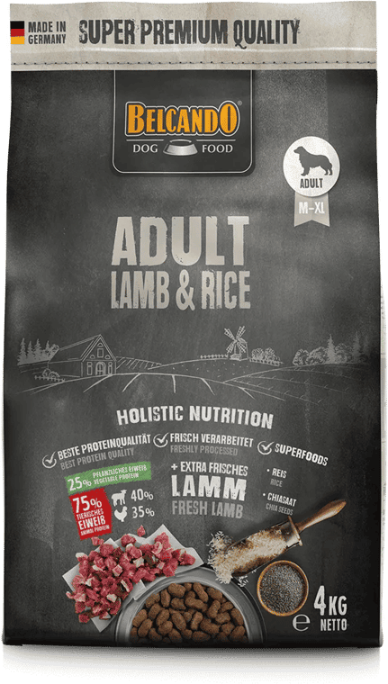 Belcando Adult Lamb & Rice 4 Kg