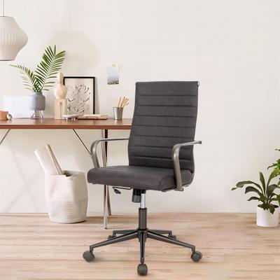 eclife Ergonomic Office Chair Full-Grain Leather with Lumbar Support
