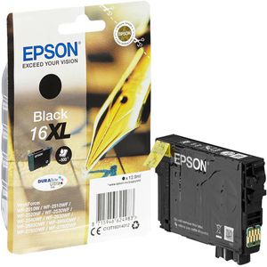 Epson 16XL Füller schwarz Original Druckerpatrone C13T163140