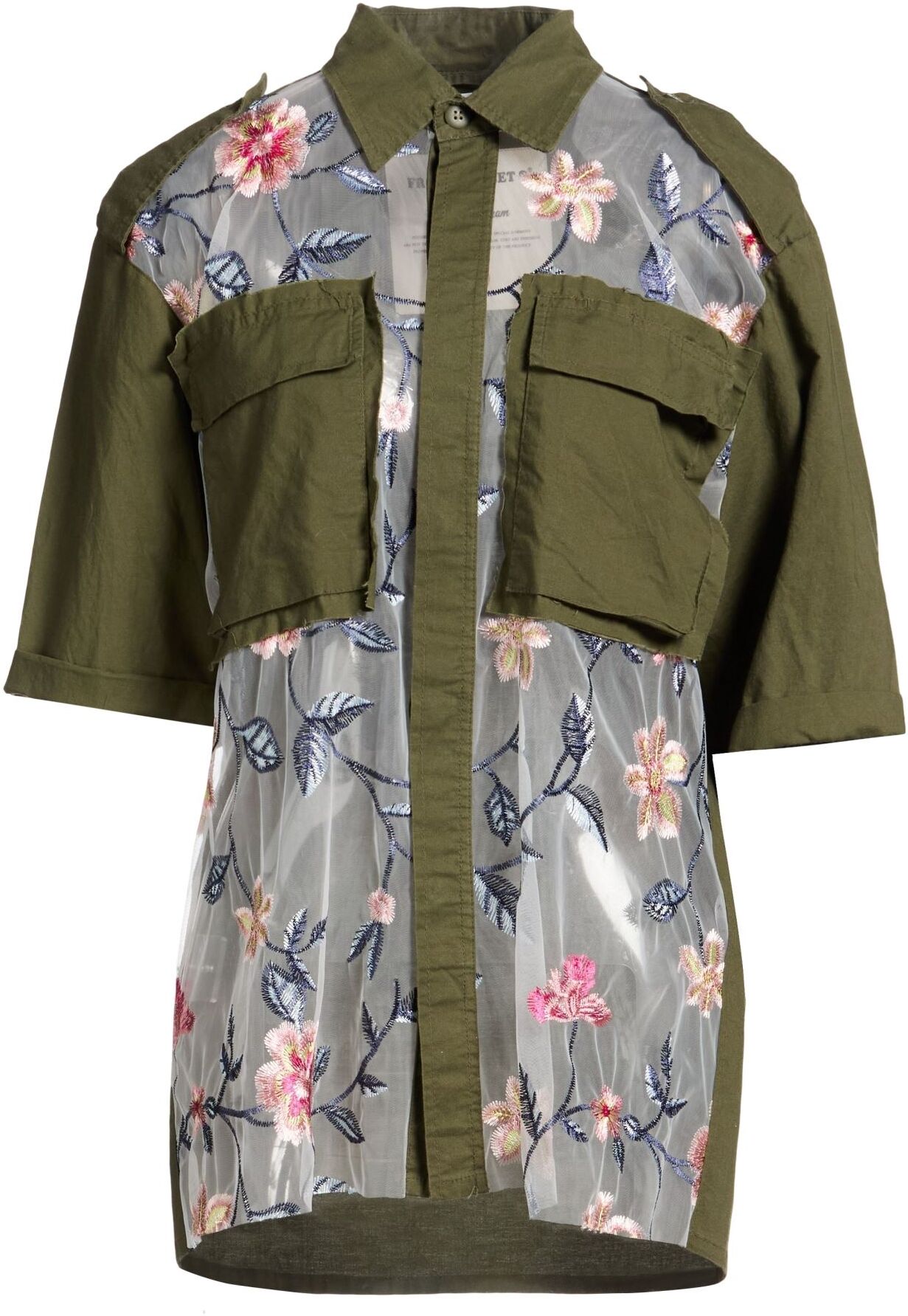 Front Street 8 Camisa Mujer Verde militar L Mujer