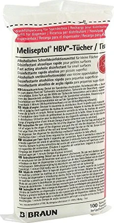 Meliseptol HBV Tücher Nachfüllpackung 100 St