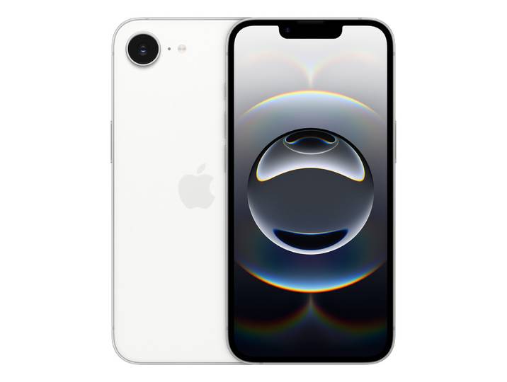 Apple iPhone 16e , 15,5 cm (6.1'), 2532 x 1170 pixels, 128 Go, 48 MP, iOS 18, Blanc MD1R4F/A