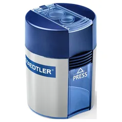 STAEDTLER Dosenspitzer doppelt blau/silber