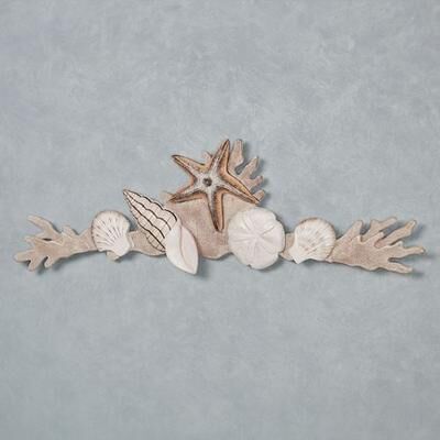 T.i./New Metal Design Coral Garden Wall Topper Natural , Natural