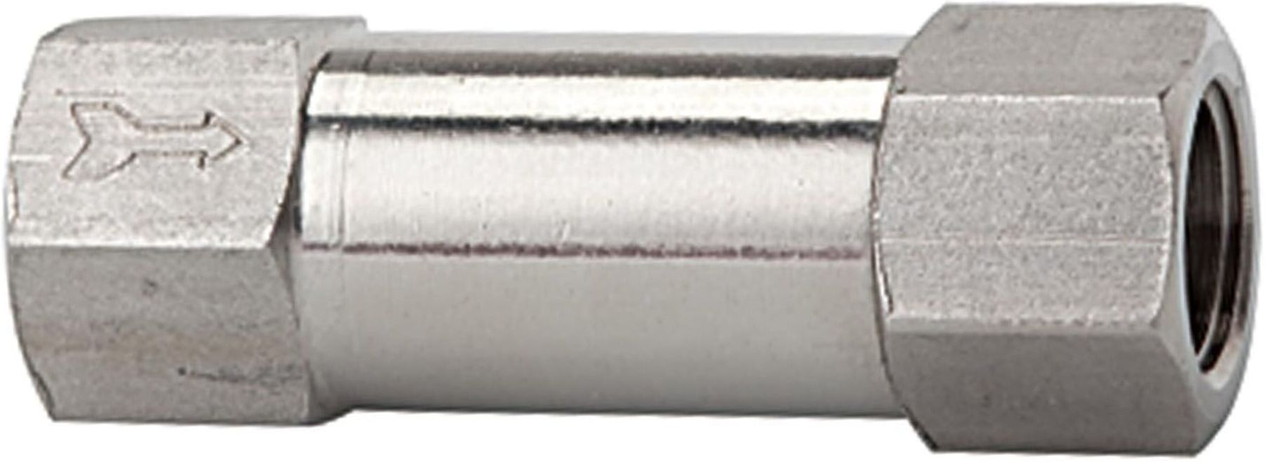 Riegler Rückschlagventil, Durchgangsform, ES 1.4404, G 1/8, 0,2 bar (228.01-ES)