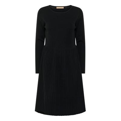 Midikleid CULTURE "Damen Kleid CUluci", Damen, Gr. M, N-Gr, schwarz, Obermaterial: 81% Polyester Pol. recyc.. 19% Polyamid PA., Kleider Midikleid