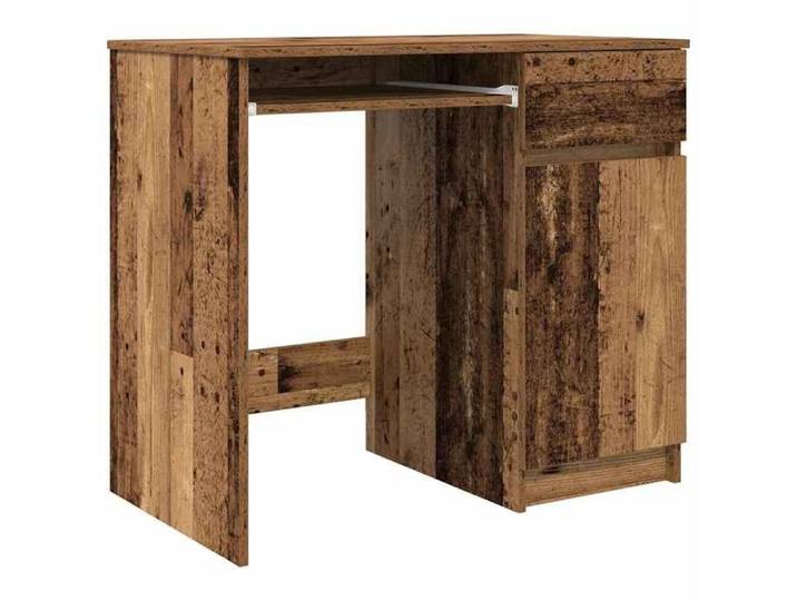 Bonne qualité - Bureau vieux - Table d'étude - Bois 86x49x76cm - Table d'étude - Bois d'ingénierie - poste de travail meuble