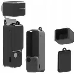 Puluz Pokrowiec Futerał Etui Case Osłona 2xdekielek Do Kamery Dji Osmo Pocket 3 / Pu894b, Action Cam Zubehör, Schwarz
