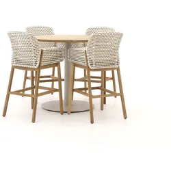 + 10 % Kassenrabatt | Zavelli Juntos/Cuore ø 120 cm Gartenbar-Set 5-teilig