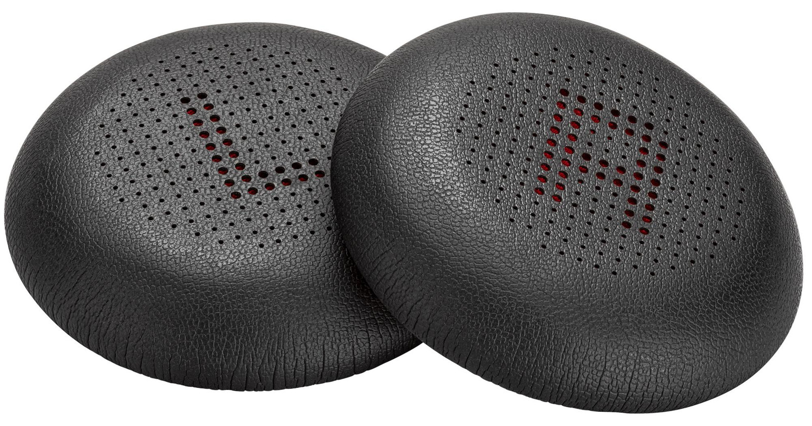 HP Poly Oorkussentjes van kunstleer voor Bluetooth-headsets, verpakking met 2, geschikt voor de Poly Voyager 4300 UC-serie